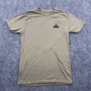 Fox Racing Youth T Shirt Short Sleeve Graphic Tee Khaki Green Size Medium